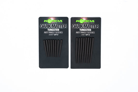 Pretsavērpšanās gumijas Korda Dark Matter Tungsten Anti Tangle Sleeves