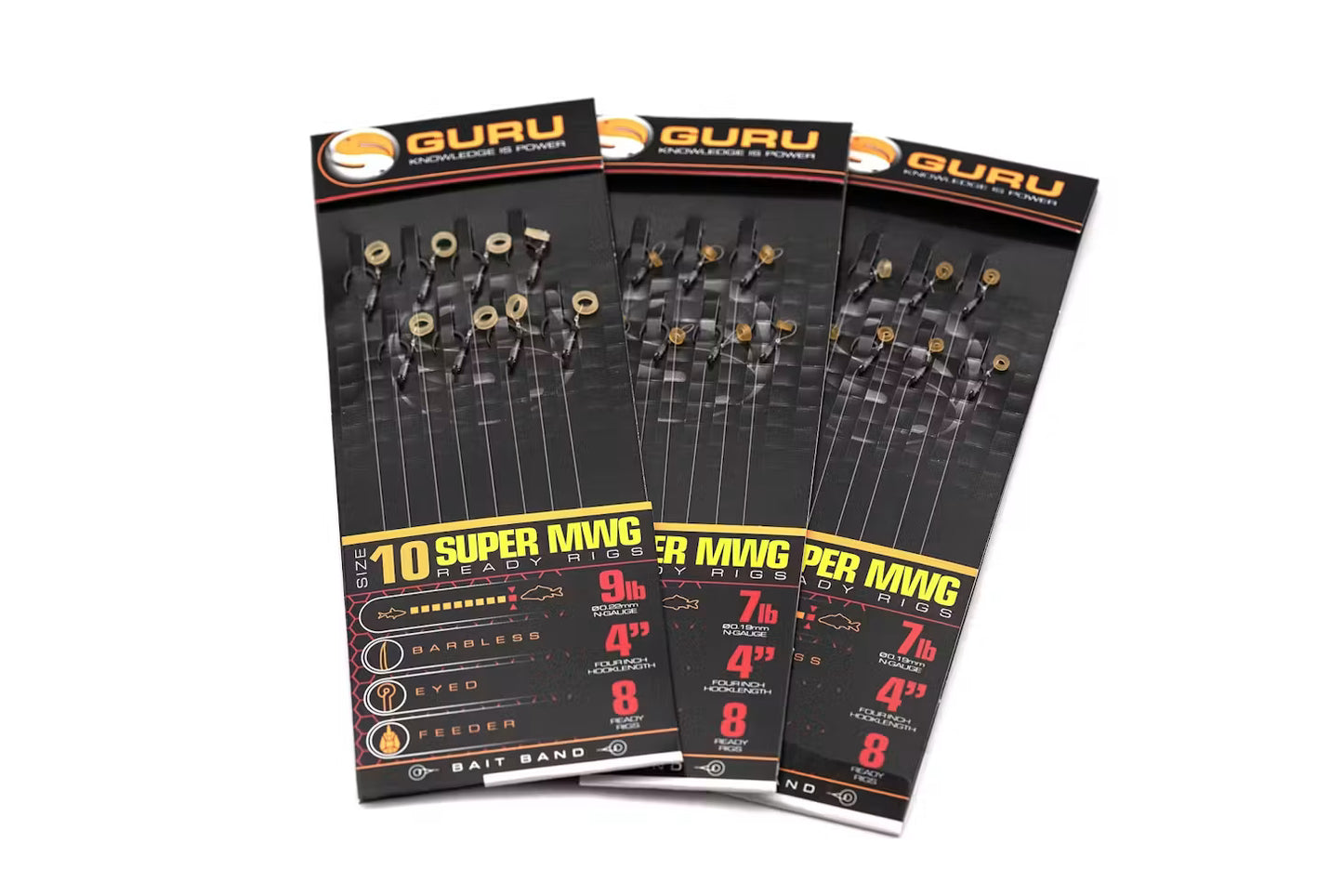 Gatavās pavadiņas Guru SMWG Bait Bands Rigs 4" 10cm