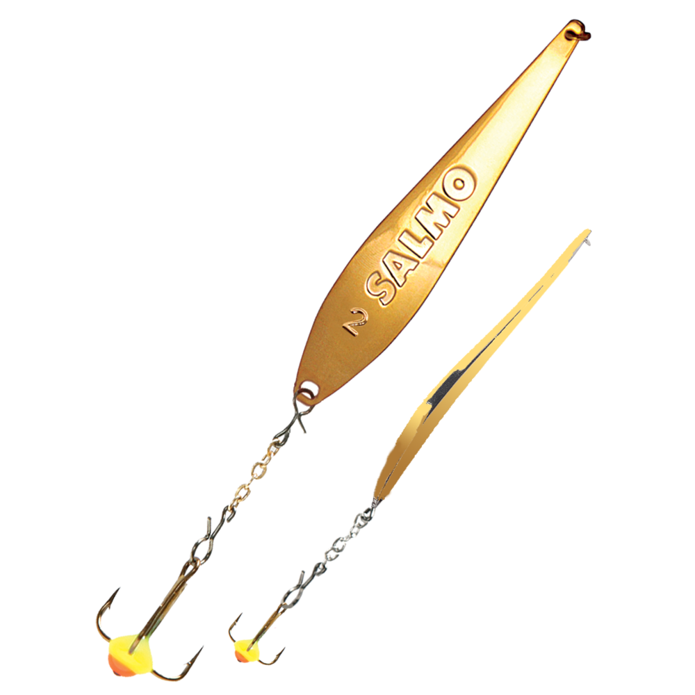 Lucky John "S-2-Z" vertical jig with treble hook and chain
