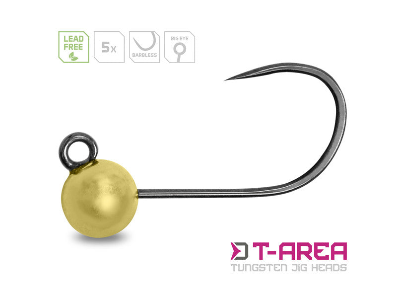 Volframa džiggalva  Delphin T-AREA BL / 5 gab - golden