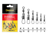 Sakabes Delphin Rolling swivel with interlock snap / 10 pcs