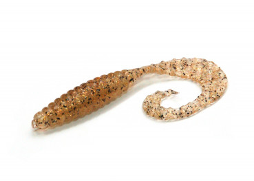 Bait Breath FD Curly Grub 2.5" #Ur25 Clear/gold orange