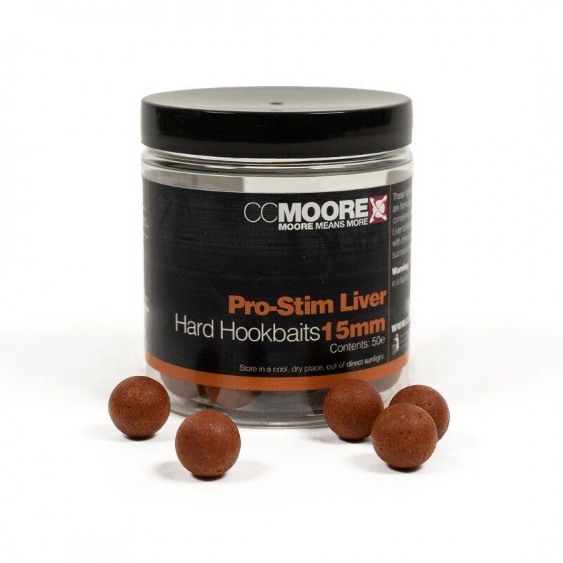Boilas CCMOORE PRO-STIM LIVER HARD HOOKBAITS