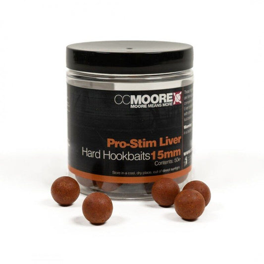 Boilas CCMOORE PRO-STIM LIVER HARD HOOKBAITS