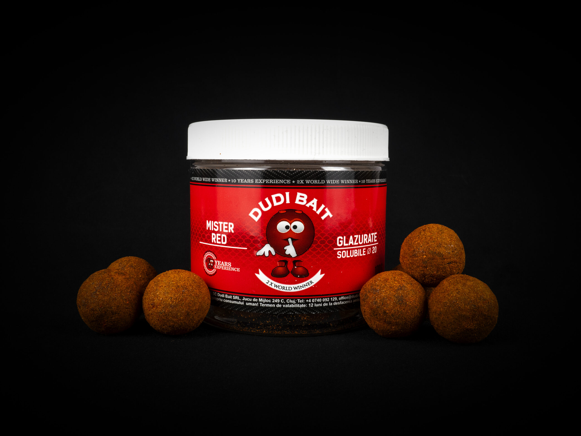 Boilas Dudi Bait "Mister Red Super Hot" Glazurate Tari