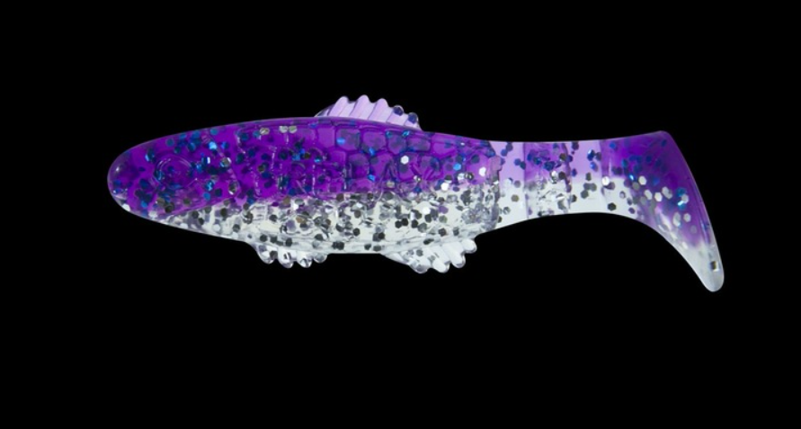 Silicone lure RELAX CLONAY 4 LAMINATED 4" (~7.5cm) 3pcs