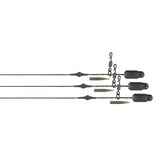 Heli Sistēmas ox Edges Naturals Heli-Clip Rigs Copper Core 3pcs