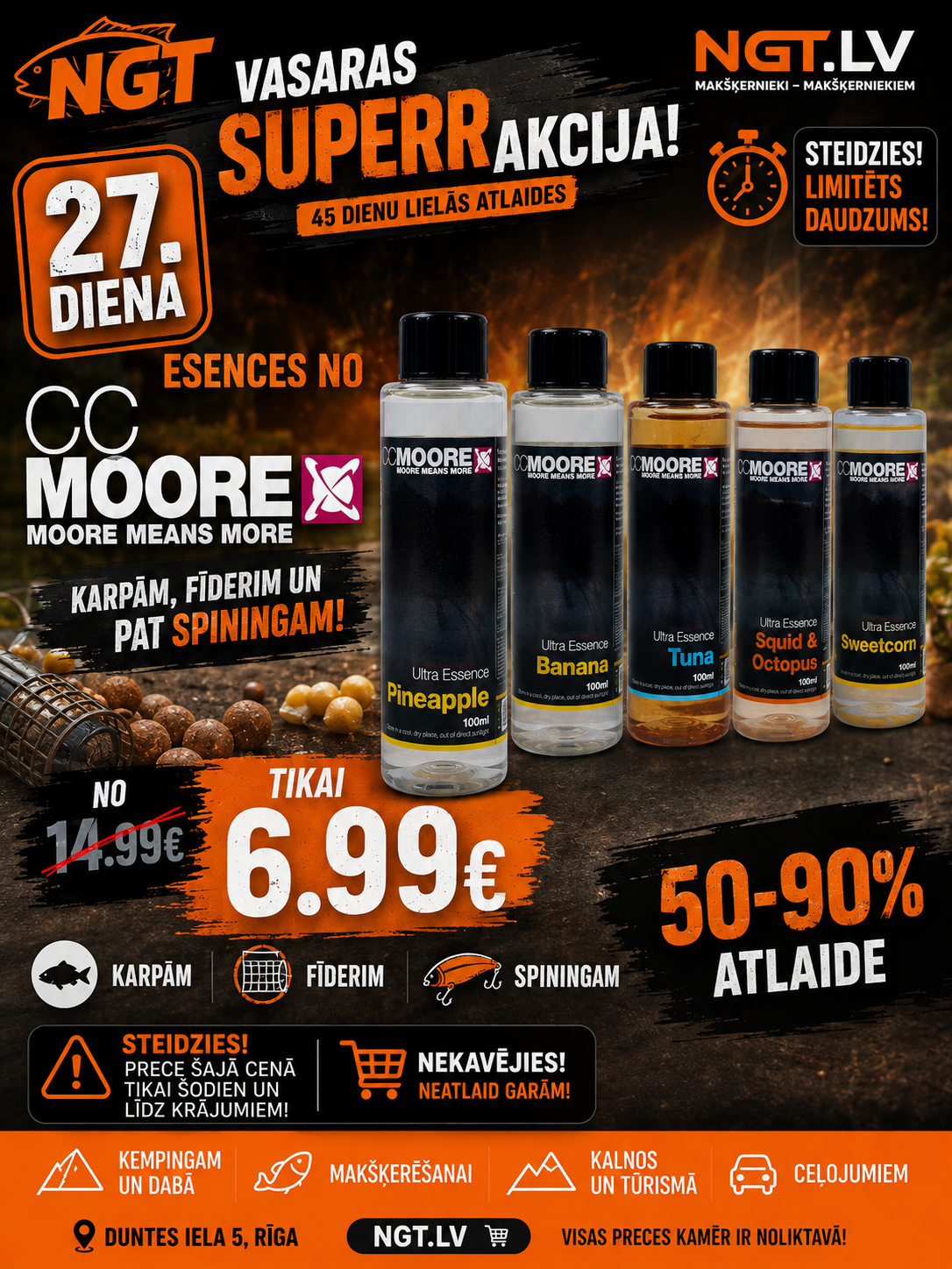 Likvīds CC Moore Ultra Essence 100ml