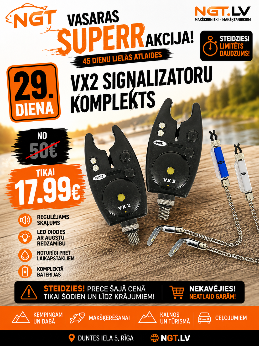 Signalizatori NGT VX2 2 Bitealarm Set