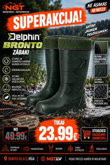 Zābaki Delphin BRONTO Vieglais EVA materiāls, papildus siltā ziemas odere