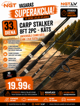 Rod NGT Carp Stalker | 8 ft | 2-piece | 2 lb