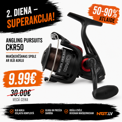 Spole NGT Angling Pursuits CKR50 ar 8Lb auklu