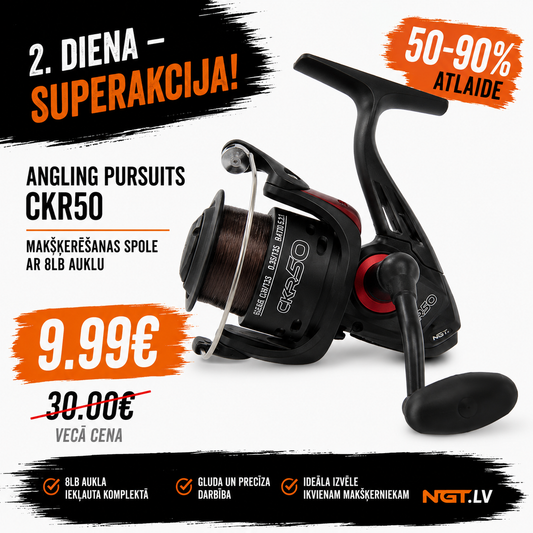 Spole NGT Angling Pursuits CKR50 ar 8Lb auklu