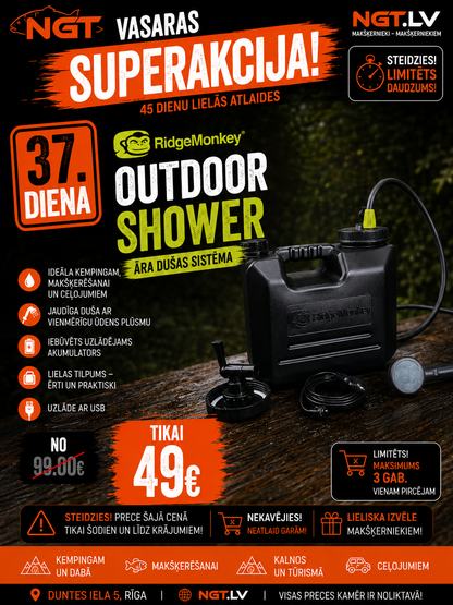Duša Ridge Monkey Outdoor Power Shower (Full Kit)