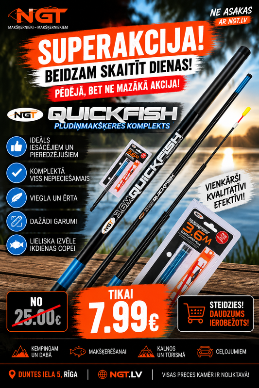 NGT Quickfish Float Rod Set