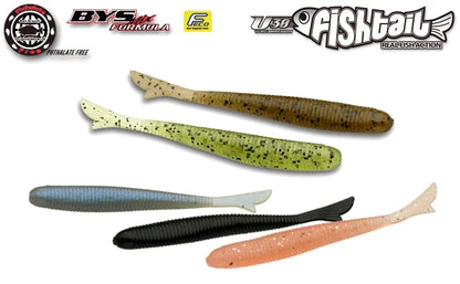 Silikona mānekļi Bait Breath FISHTAIL Shad 2.8''