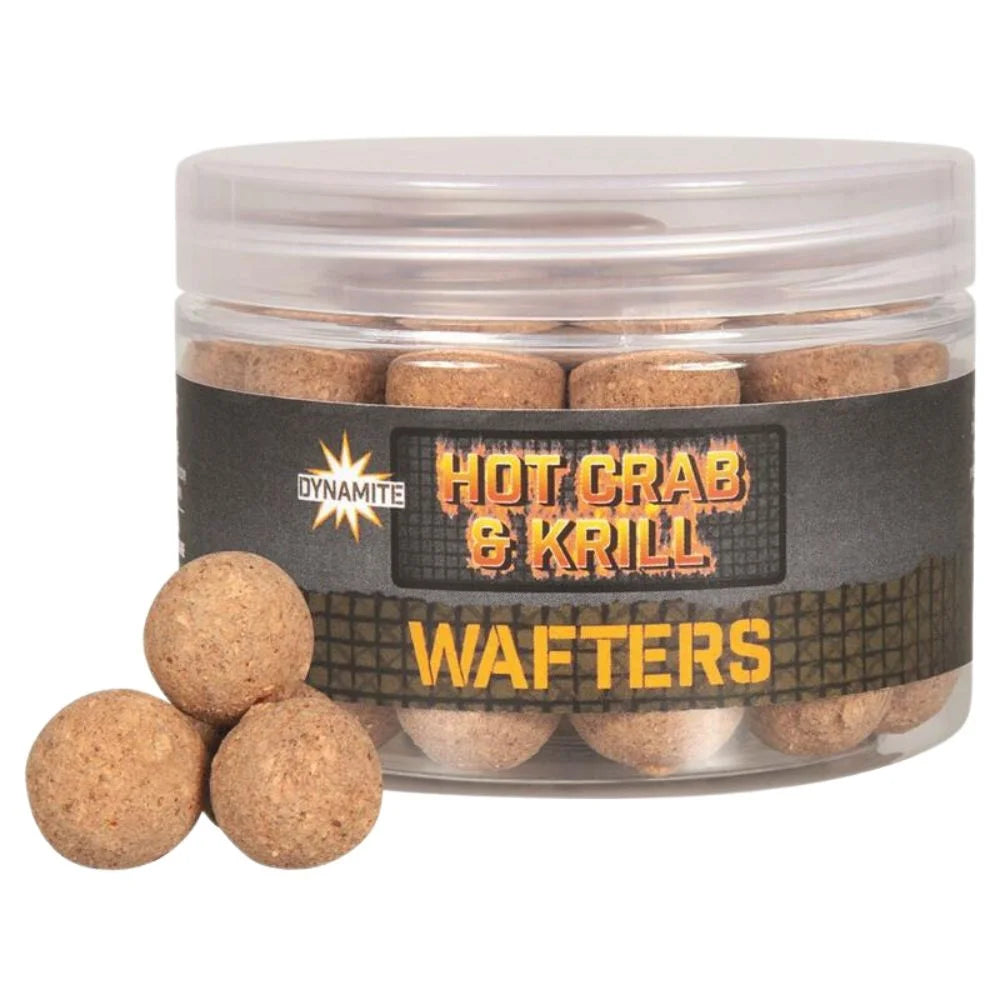 Vafteri Dynamite Baits Hot Crab & Krill Wafter 15 mm