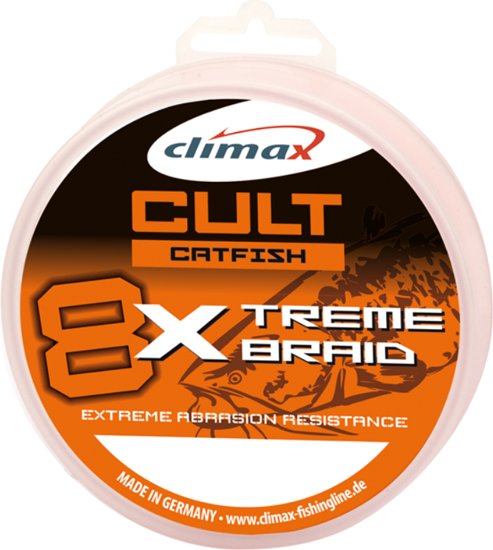 Braided line Climax CULT Catfish X-treme x8 Braid 280m