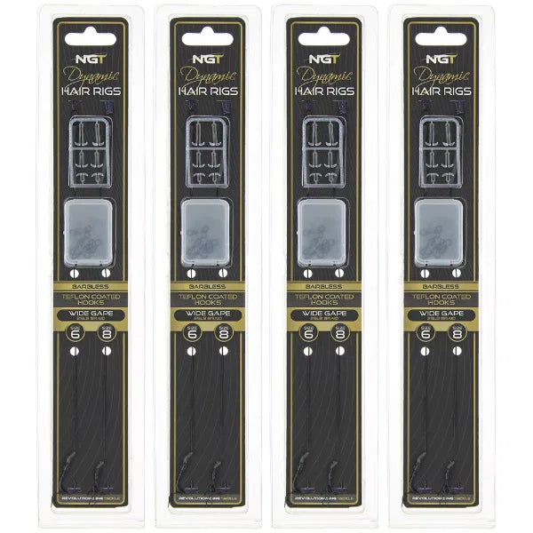 Pavadiņas NGT Twin Pack Dynamic Hair rigs
