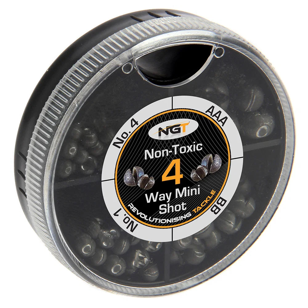 Svinu komplekts NGT Non Toxic Split Shot - 4 Way (Mini)