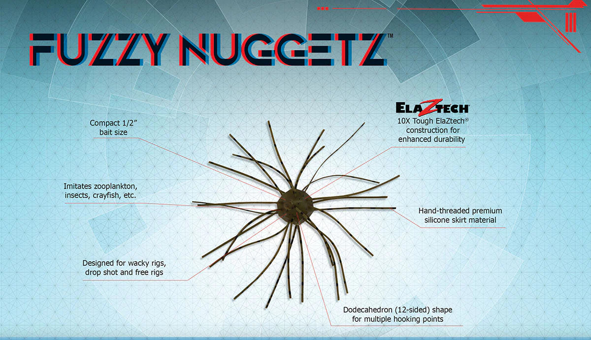 Silikona māneklis Z-Man Fuzzy Nuggetz
