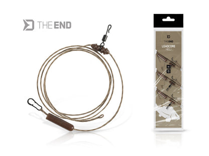 Heli Sistēma Delphin THE END Leadcore HELI 80cm / 3pcs