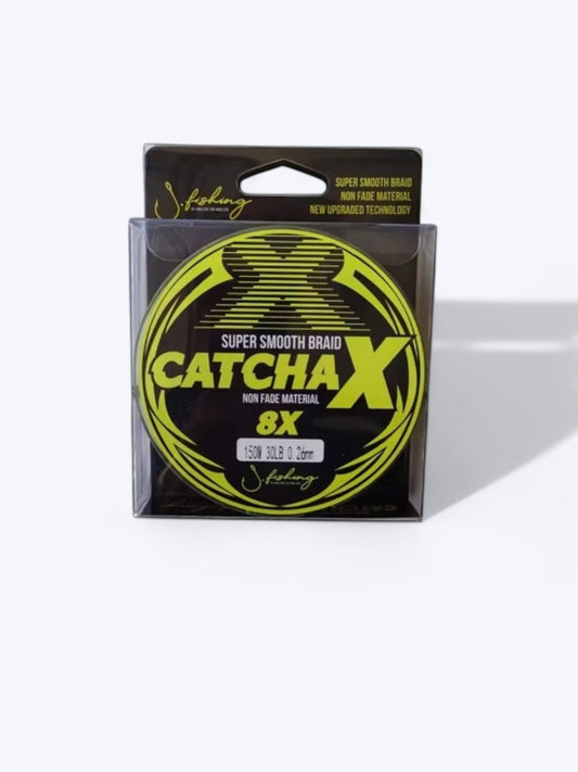 Braided Line J-Fishing CATCHA X Lime Green 150m