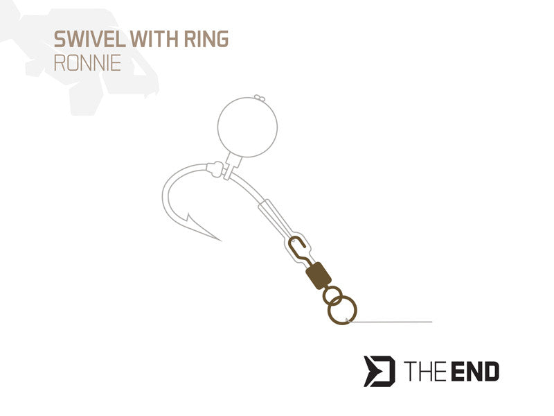 Karabīne Delphin TheEND Ronnie 10 pcs