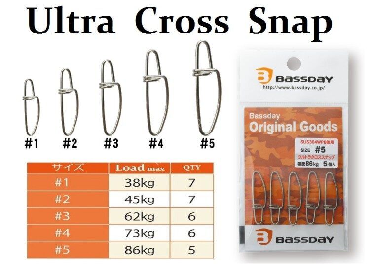 Karabīnes BassDay Ultra Cross Snap