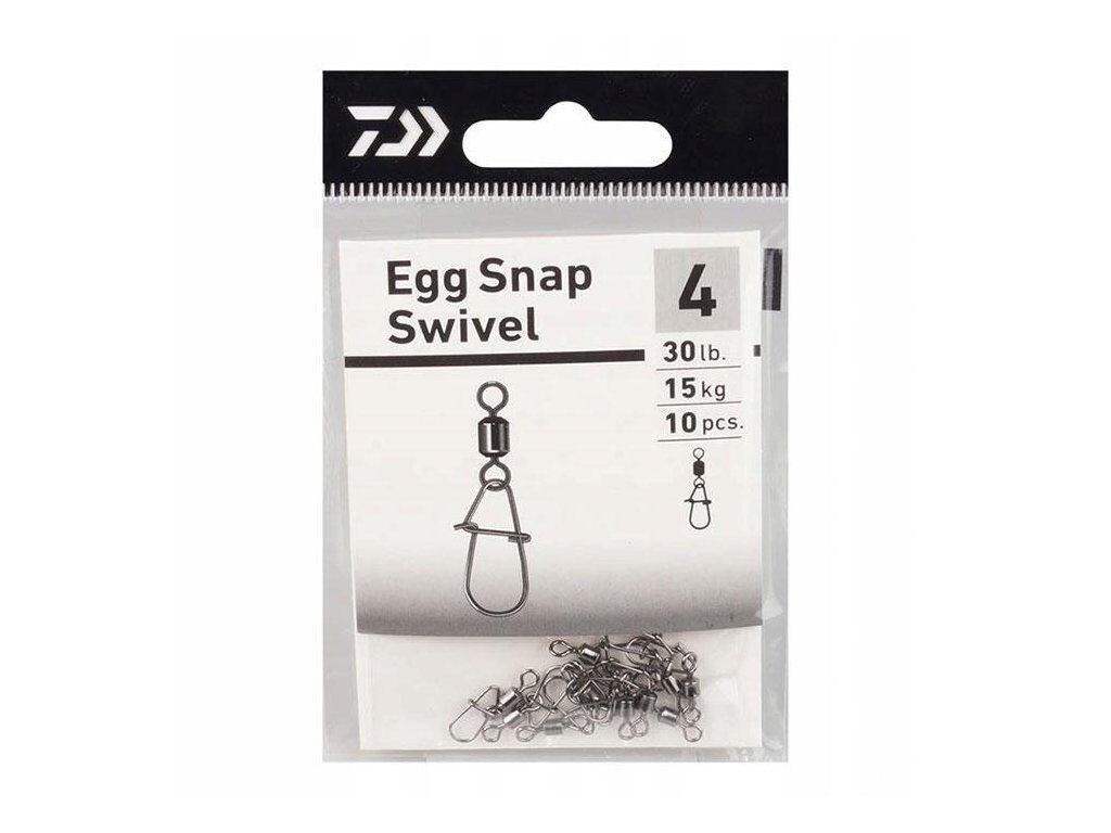 Karabīnes DAIWA Egg Snap Swivel