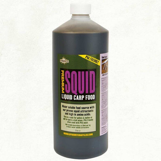 Likvīds Dynamite Premium Squid Liquid Carp Food 1L