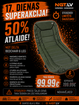 Gulta NGT Delta Bedchair - 6 leg