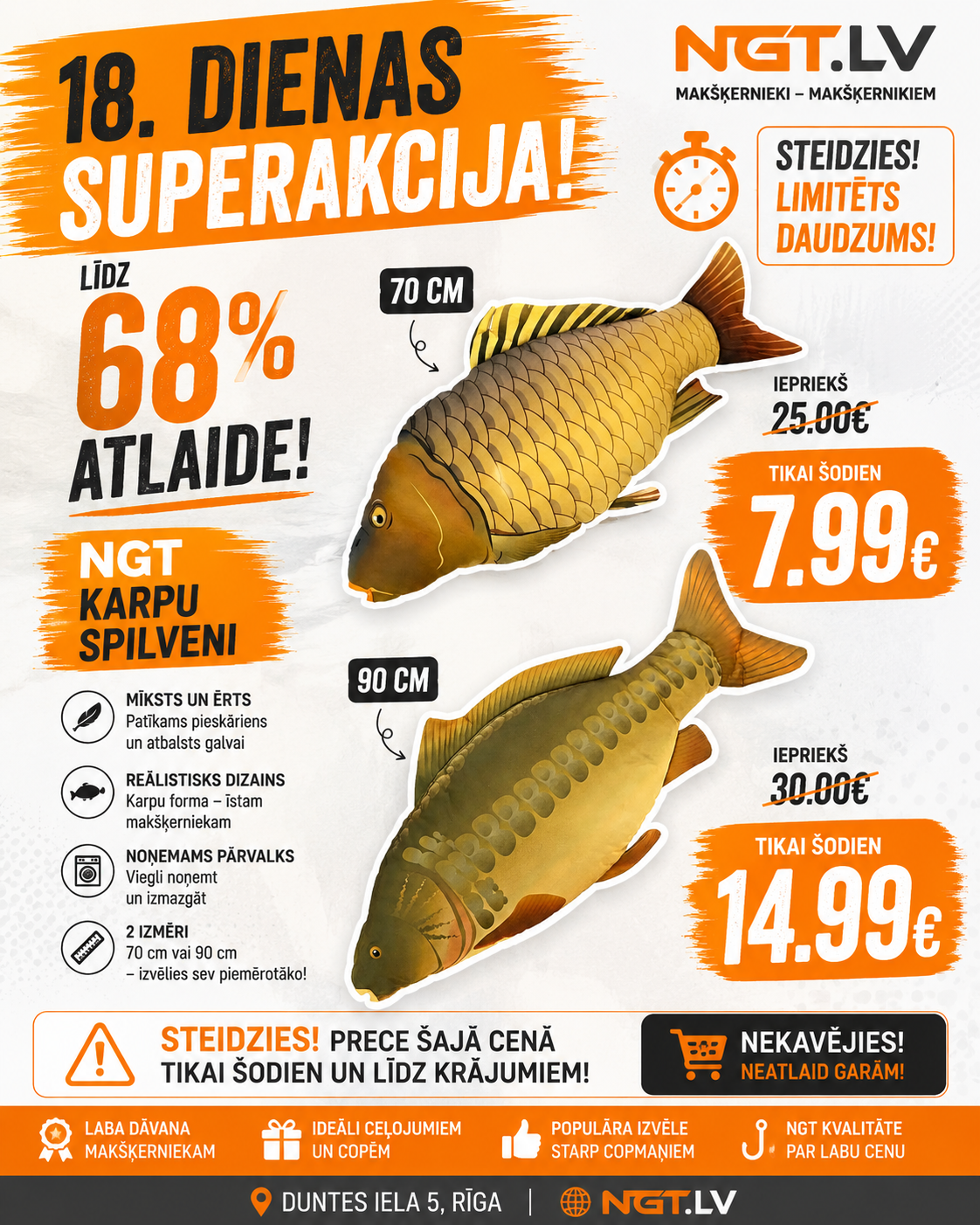 Spilvens NGT Carp Pillow