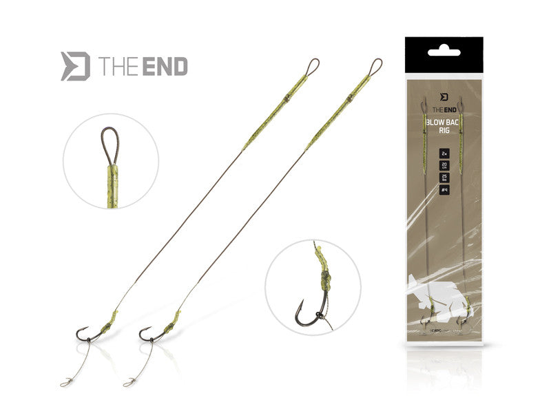 Pavadiņa Delphin THE END Blow back rig / 2 pcs