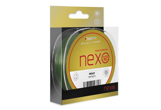 Pītā aukla Delphin NEXO 12 green