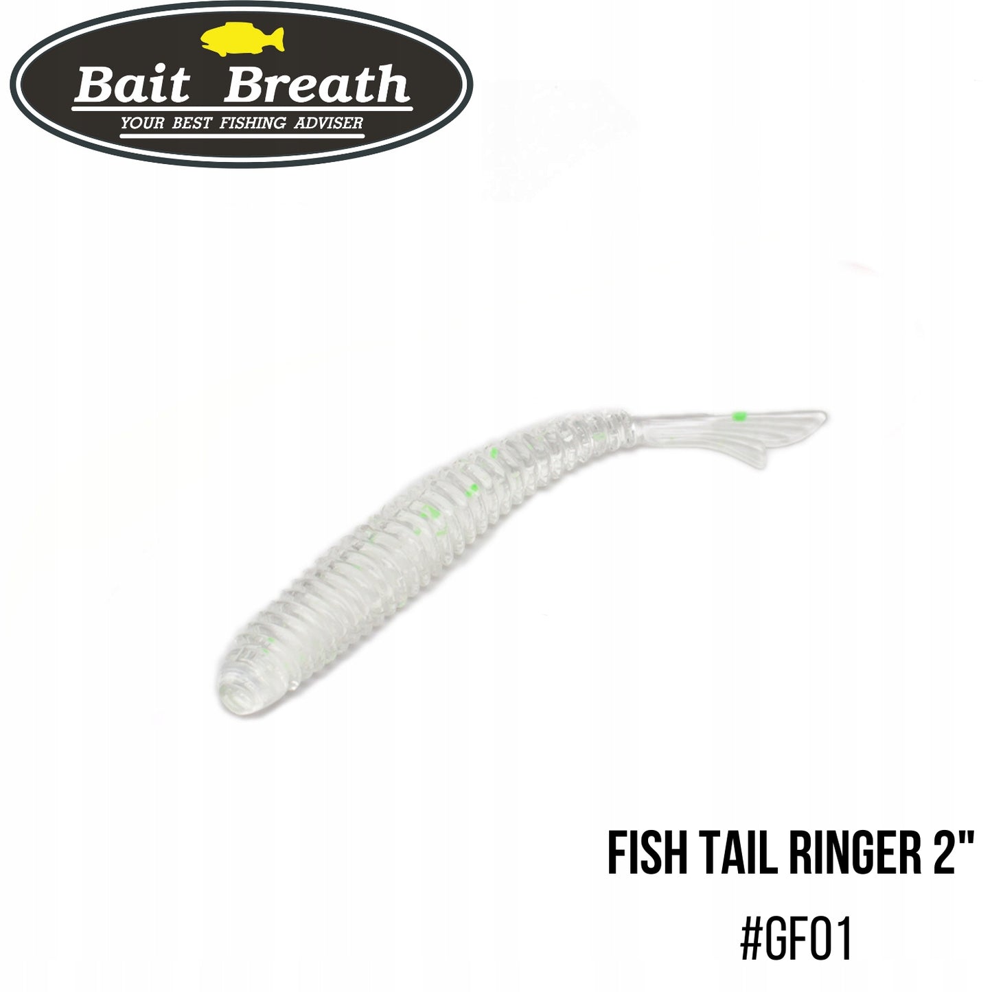 Silikona Mānekļi Bait Breath Fish Tail Ringer 2"