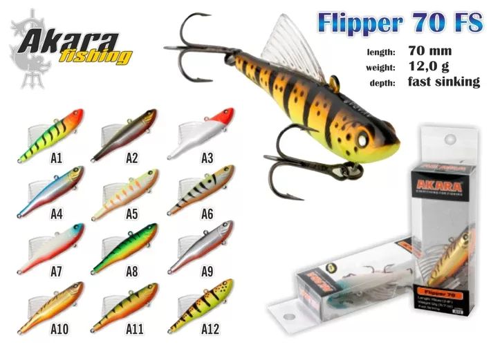 Ratlins AKARA Flipper 70 FS (70mm, 12g)