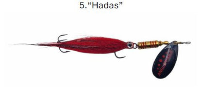 Rotiņš Anglertails 15cm / 12g - Roku darbs / 5. Hadas