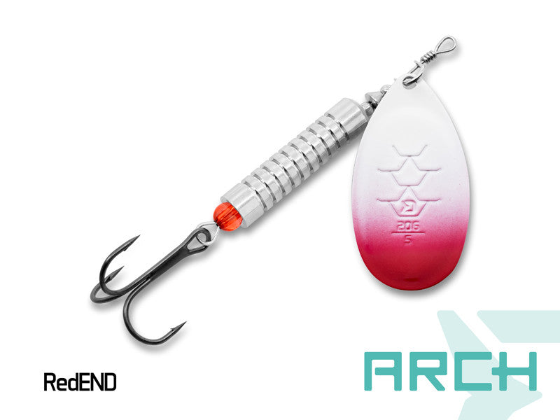 Rotiņš Delphin ARCH Spinner Red End