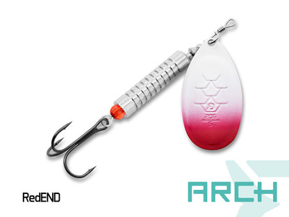 Rotiņš Delphin ARCH Spinner Red End