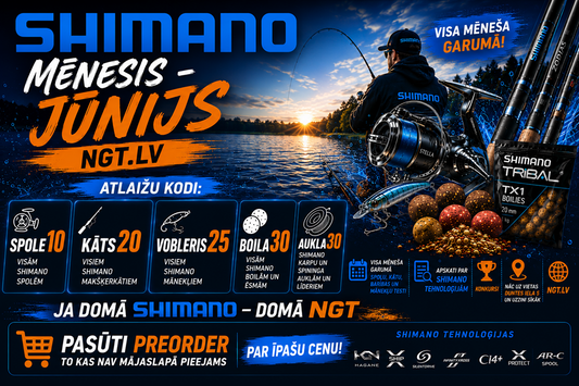 SHIMANO ATLAIŽU MĒNESIS!