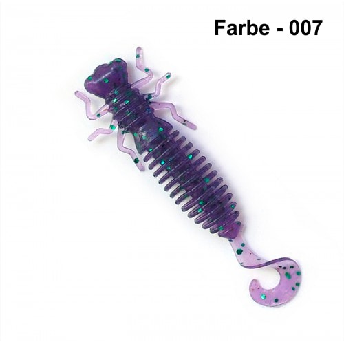 Silikona Mānekļi Fanatik Larva Lux, 1,6" #007