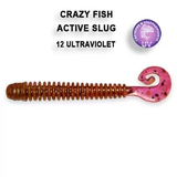 Silikona Māneklis Crazy Fish Active Slug 2.8" Kalmārs