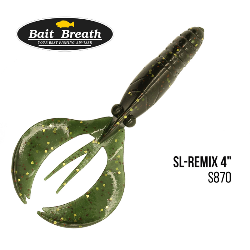 Silikona mānekļi Bait Breath SL-Remix 4" #S870