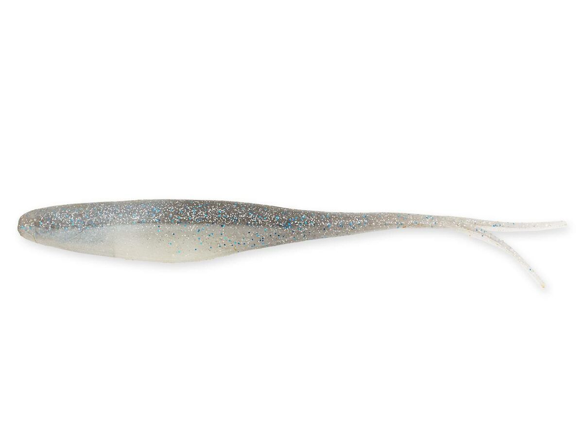 Silikona mānekļi ZMAN ElaZtech Scented Jerk ShadZ 4" / 10,2 cm Smoky Shad