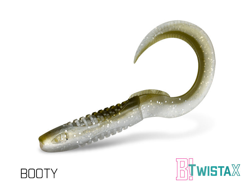 Silikona māneklis Delphin TwistaX Eeltail UVs | 15cm Booty