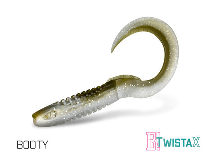 Silikona māneklis Delphin TwistaX Eeltail UVs | 15cm Booty