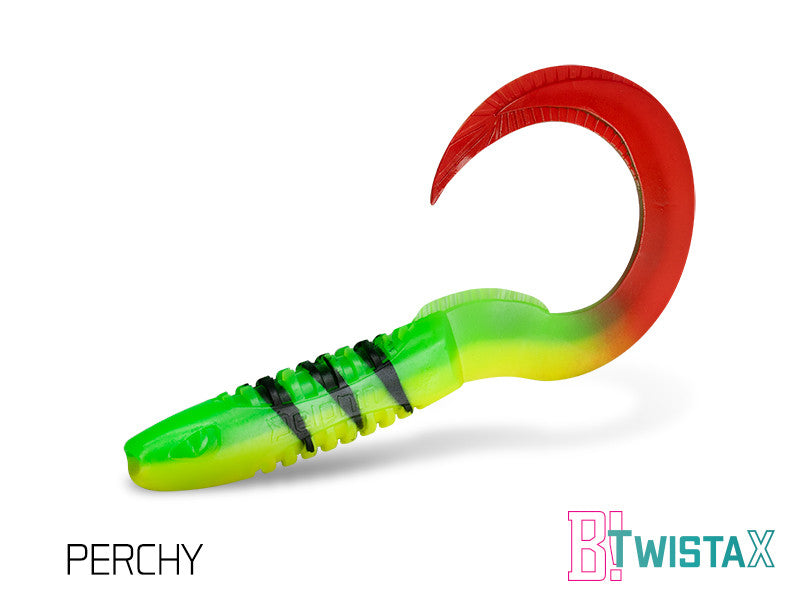 Silikona māneklis Delphin TwistaX Eeltail UVs | 15cm Perchy
