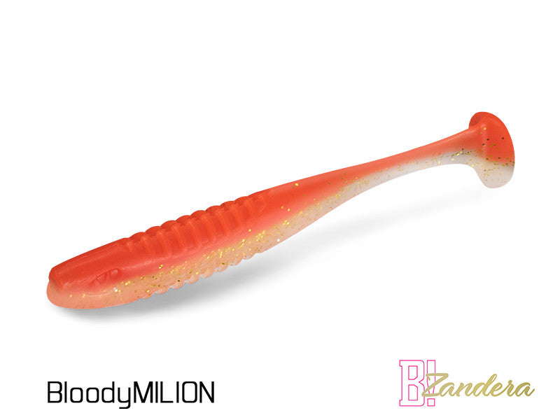 Silikona māneklis Delphin ZANDERA UVs | 10cm BLOODY MILION