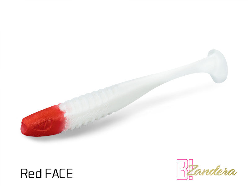 Silikona māneklis Delphin ZANDERA UVs | 15cm Red Face
